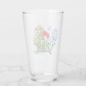 Verre Fleurs de jardin (Dos)