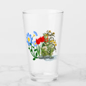Verre Fleurs de jardin (Devant)