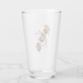 Verre Fleurs de la mère de la mariée (Dos)