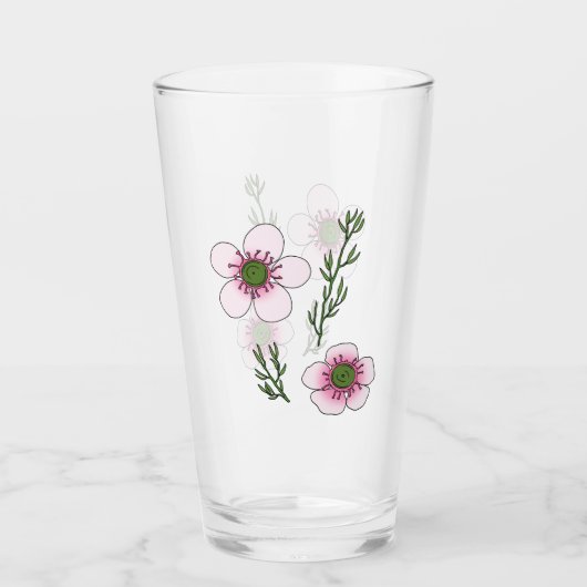 Verre Fleurs de Manuka (Devant)