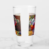Verre Fleurs de Monet et fruits (Gauche)