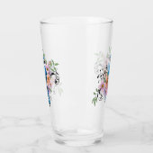 Verre Fleurs de printemps bleu Jay (Gauche)