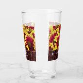 Verre Fleurs de soleil d'automne rustiques sur Mariage d (Gauche)