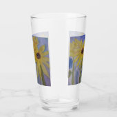 Verre Fleurs de soleil jaunes d'été (Droite)