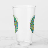 Verre FLEURS DE VIE - Géométrie Sacrée Design 1 (Gauche)