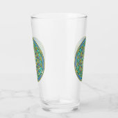 Verre FLEURS DE VIE - Géométrie Sacrée Design 1 (Droite)