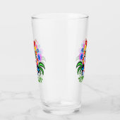 Verre Fleurs design polonaises. (Droite)