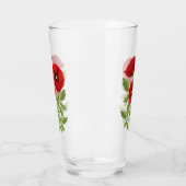 Verre Fleurs d'été joyeuses floraison de pavot (Gauche)