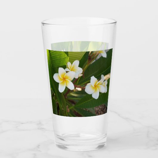 Verre Fleurs Frangipani parfumées (Devant)