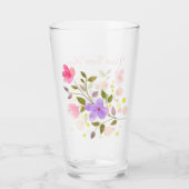 Verre Fleurs magnifiques (Dos)