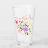 Verre Fleurs magnifiques (Devant)
