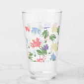 Verre Fleurs Pastel dansantes (Dos)
