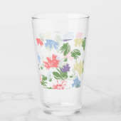 Verre Fleurs Pastel dansantes (Devant)
