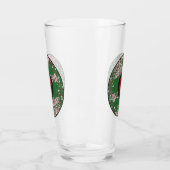 Verre Fleurs pour Noël (Gauche)