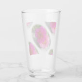 Verre Fleurs roses au soleil (Dos)