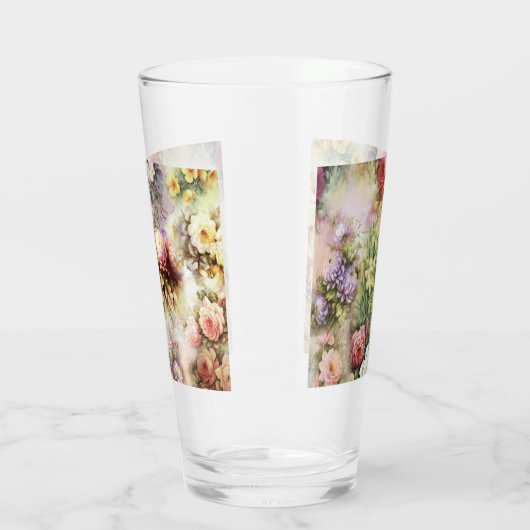 Verre Fleurs vintages (Gauche)