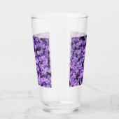 Verre Fleurs violettes (Droite)