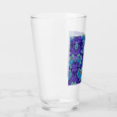 Verre Fleurs violettes et bleues William Morris (Droite)