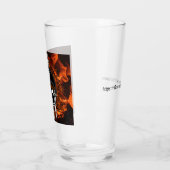 Verre Flickr & Flame - Hunts Holmes Pint/Shaker Glass (Gauche)