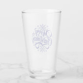 Verre Flocons de Noël (Dos)