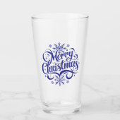 Verre Flocons de Noël (Devant)