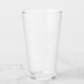 Verre Flocons de Noël blancs (Dos)