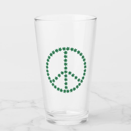 Verre Floral de la paix (Devant)