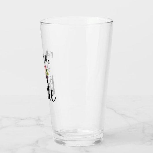 Verre Floral Mère De L'Épouse (Gauche)