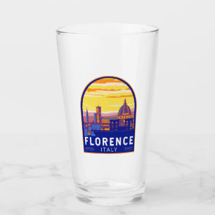 Verre Florence Italie Travel Art Vintage