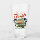 Verre Floride, L'État Sunshine - Sunset Beach Scene (Devant)