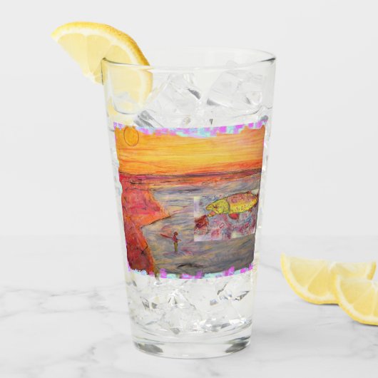 Verre Fly Fisherman (Devant glace)