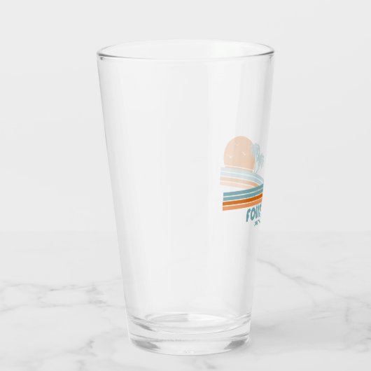 Verre Folly Beach Caroline du Sud Sun Palm Trees (Droite)