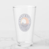 Verre Folly Beach SC Souvenirs Retro Sunset Pier 60s (Dos)