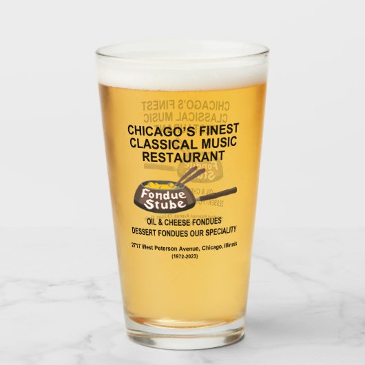 Verre Fondue Stube, Chicago, Illinois (Devant (rempli))