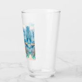 Verre Fonte Glacier Encre d'alcool Peinture Abstraite (Gauche)