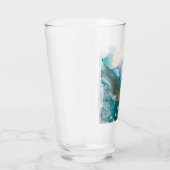 Verre Fonte Glacier Encre d'alcool Peinture Abstraite (Droite)
