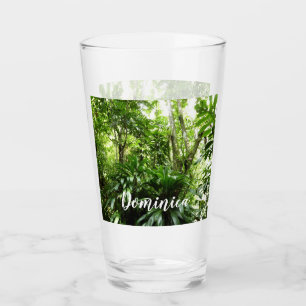 Verre Forêt de pluie dominicaine I Nature verte tropical