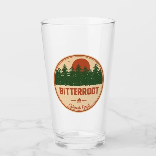 Verre Forêt nationale Bitterroot (Devant)