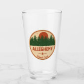 Verre Forêt nationale d'Allegheny (Devant)