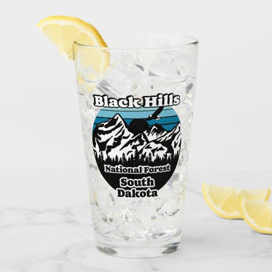 Verre Forêt nationale de Black Hills, Dakota du Sud (Devant glace)