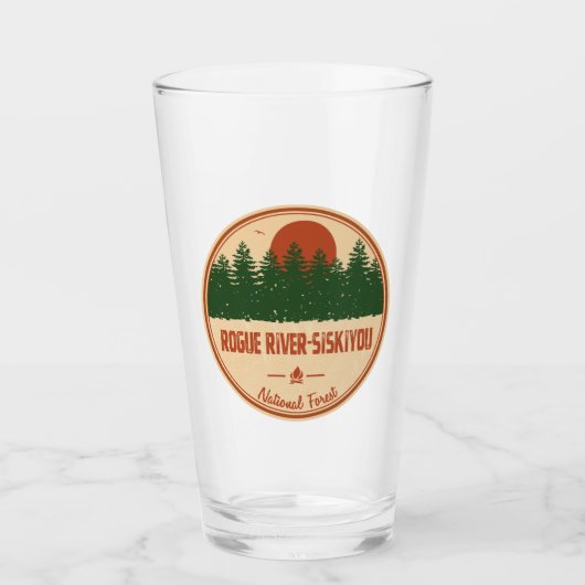 Verre Forêt nationale de Rogue River-Siskiyou (Devant)