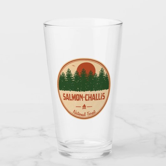 Verre Forêt nationale de saumon-Challis (Devant)