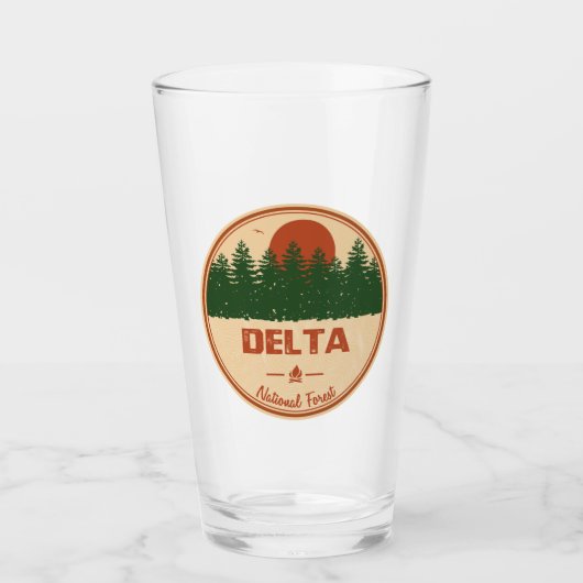 Verre Forêt nationale du delta (Devant)