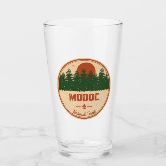 Verre Forêt nationale du Modoc (Devant)