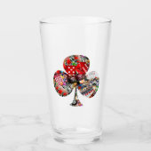 Verre Forme de carte de jeu Club * Joueurs enchantés (Devant)