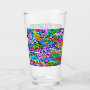 Verre Formes très colorées et abstraites art 9