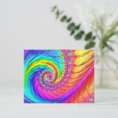 Verre fractal 6 Carte postale (Debout devant)