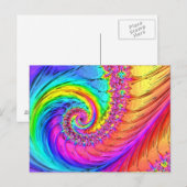 Verre fractal 6 Carte postale (Devant / Derrière)