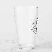 Verre frais de boissons de lait de ferme (Droite)