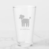 Verre frais de Driniking de chien personnalisé par (Dos)
